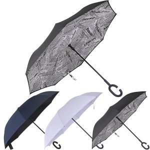מטרייה הפוכה דו שכבתית 25´´