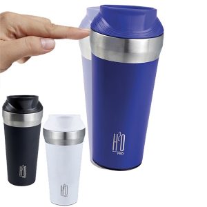 "ANTI SLIP" ספל טרמי מתכתי עם הצמדת וואקום מבית H2O