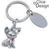 מחזיק מפתחות מתכת כלבלב מבית Clica Design