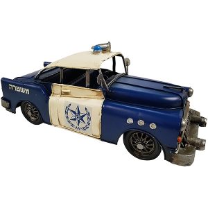 ניידת משטרה שחורה רטרו "משטרת ישראל"