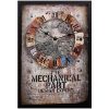 "THE MECHANICAL" שעון קיר גלגלי שיניים