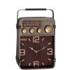 שעון שולחני בעיצוב רטרו בצורת רדיו FM 106.2 עתיק