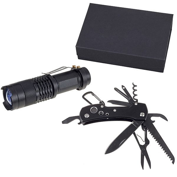 סט הישרדות הכולל פנס לד 3W פלייר ואולר רב תכליתי 1 סט הישרדות הכולל פנס לד 3W פלייר ואולר רב תכליתי