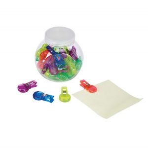 סט אטבים צבעוניים לניירות