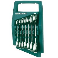 סט מפתח רינג פתוח סיגנט קצר ממ 10-19