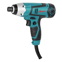 מברגת אימפקט חשמלית+פוטר+סט ביטים ASAKI