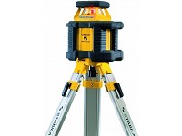 פלס לייזר מסתובב LAPR 250 עם חצובה STABILA